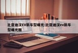 比亚迪汉EV新车型曝光-比亚迪汉ev新车型曝光图