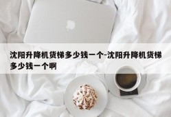 沈阳升降机货梯多少钱一个-沈阳升降机货梯多少钱一个啊