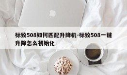 标致508如何匹配升降机-标致508一键升降怎么初始化