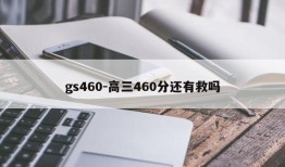 gs460-高三460分还有救吗