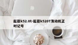 起亚k52.0t-起亚k520T发动机正时记号