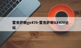 雷克萨斯gx470-雷克萨斯GX470论坛