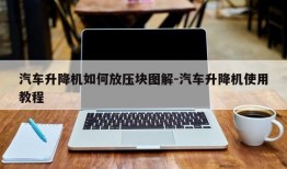 汽车升降机如何放压块图解-汽车升降机使用教程