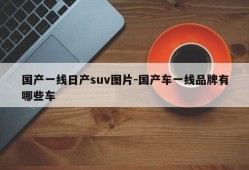 国产一线日产suv图片-国产车一线品牌有哪些车