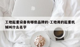 工地起重设备有哪些品牌的-工地用的起重机械叫什么名字