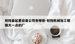 射阳县起重设备公司有哪些-射阳机械加工规模大一点的厂