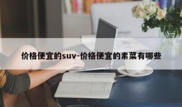 价格便宜的suv-价格便宜的素菜有哪些