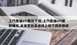 上汽奥迪a7l售价下调-上汽奥迪a7l谍照曝光,未来营销渠道线上线下同步推进