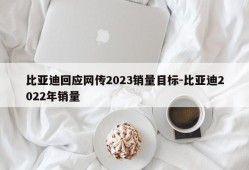 比亚迪回应网传2023销量目标-比亚迪2022年销量