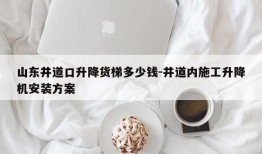 山东井道口升降货梯多少钱-井道内施工升降机安装方案