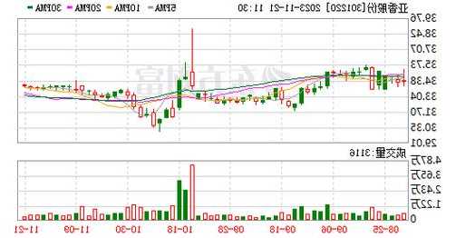 11月21日 13:06分  亚香股份（301220）股价快速拉升